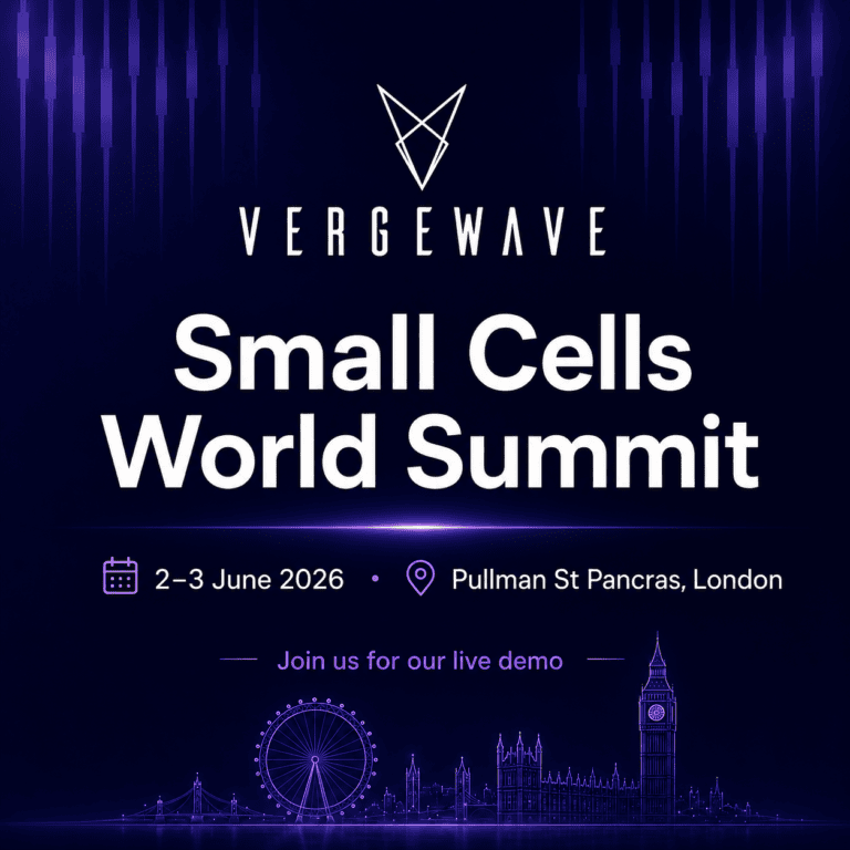 Vergewave at Small Cell World Summit 2026